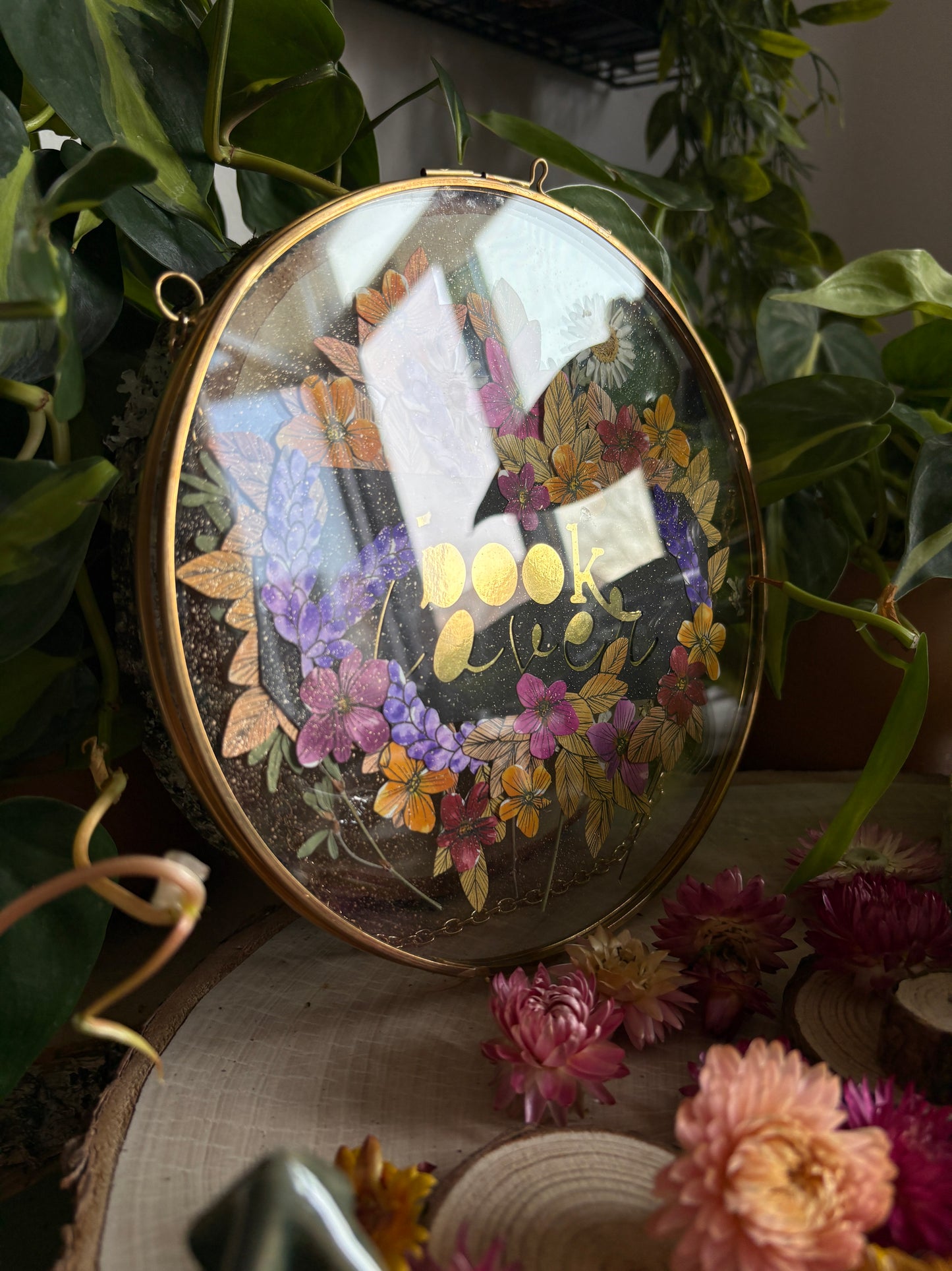 Artframe aus Glas - Booklover