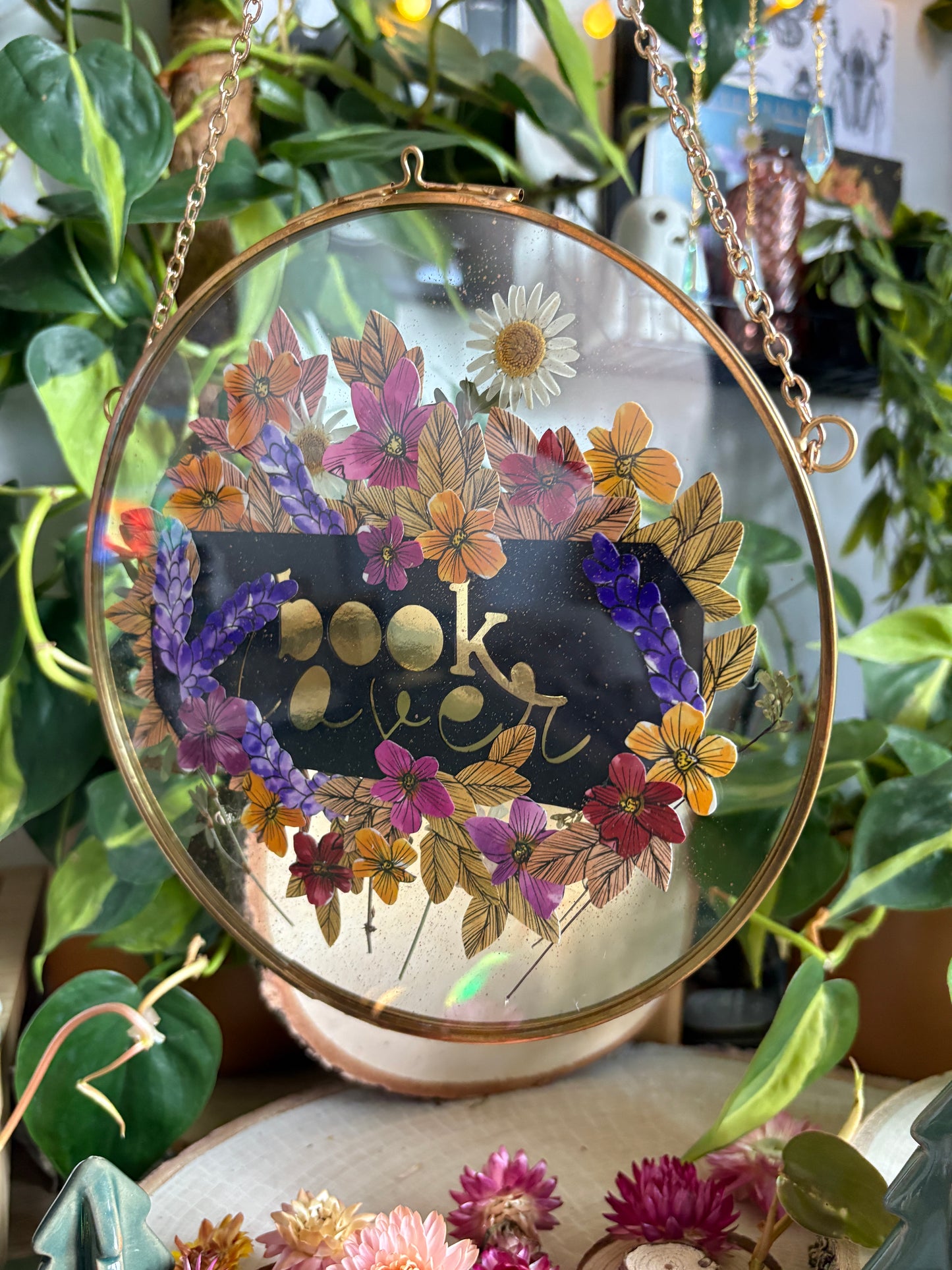 Artframe aus Glas - Booklover