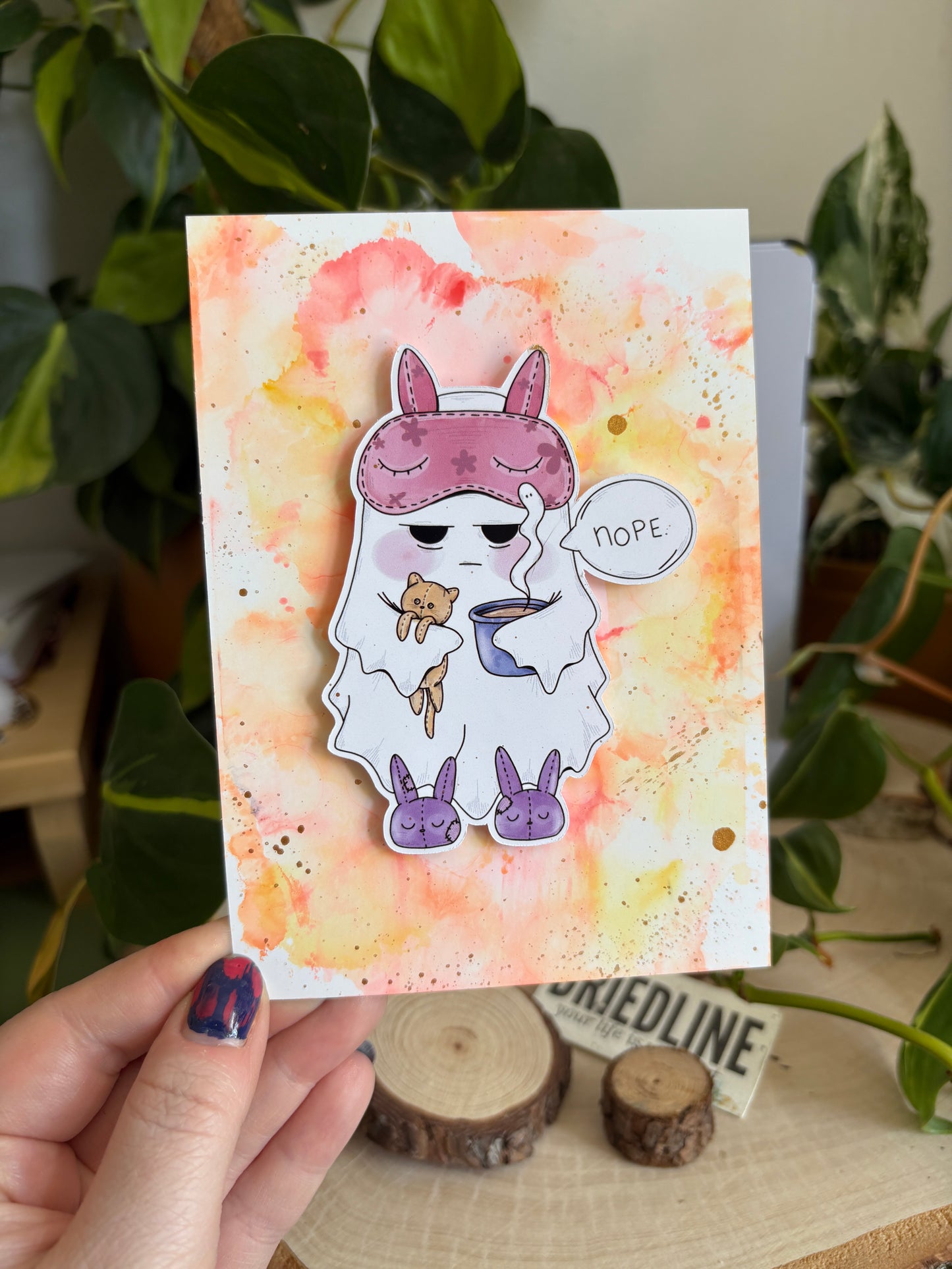 Pop-Up-Postkarte - "Nope"
