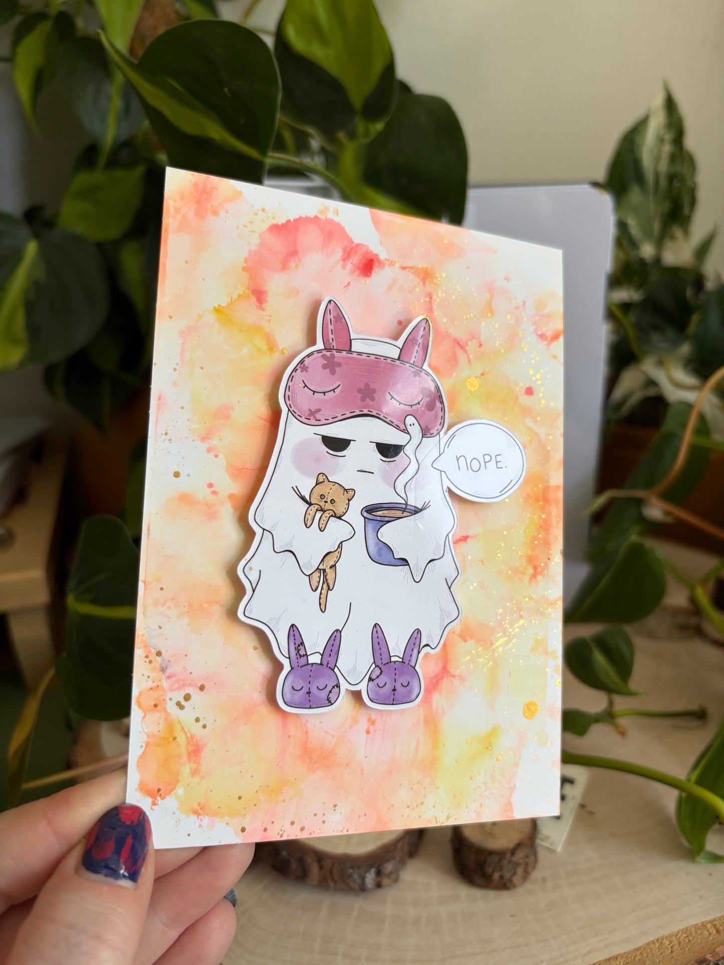 Pop-Up-Postkarte - "Nope"