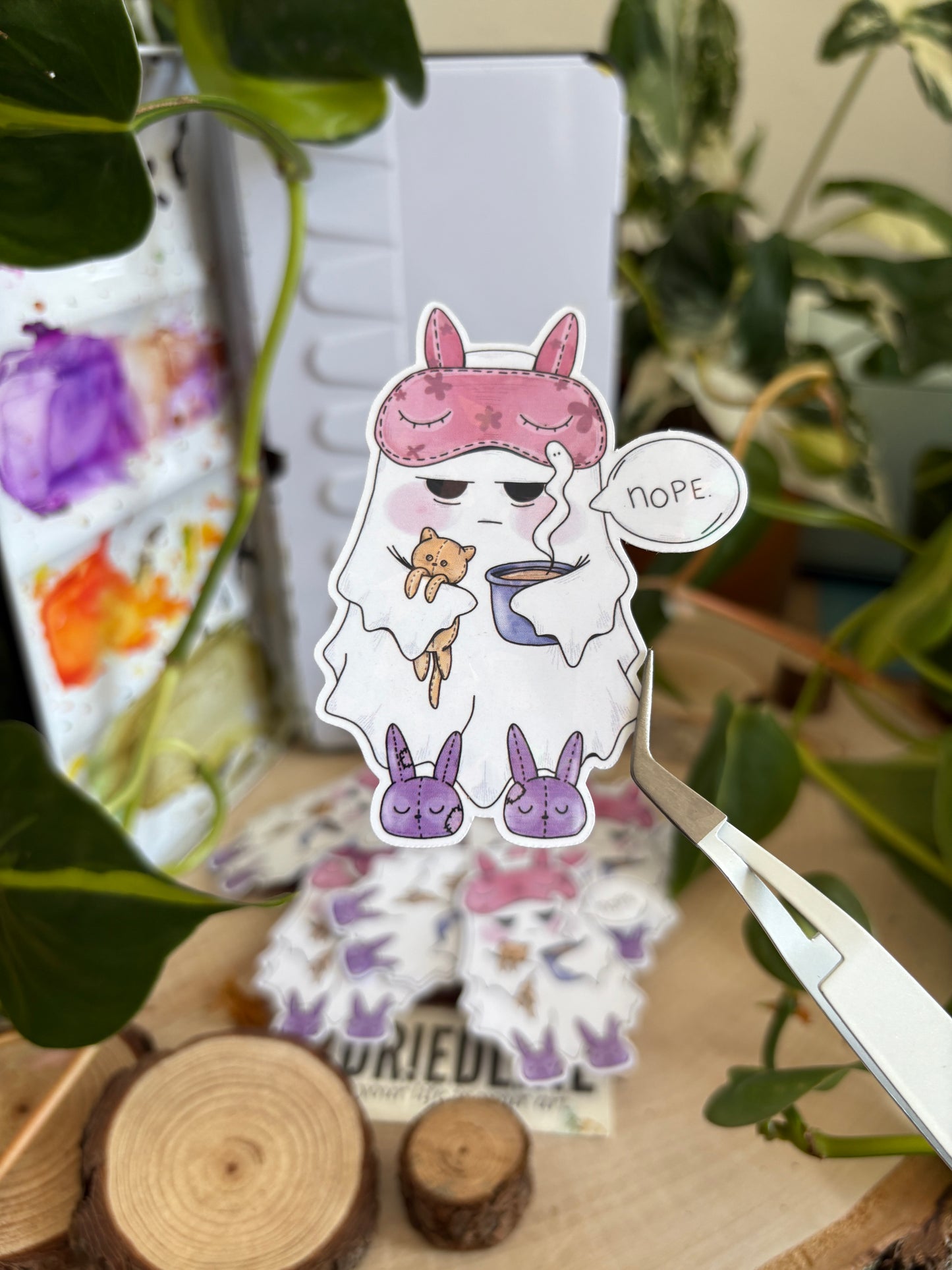 Sticker - Groggy Boo'line