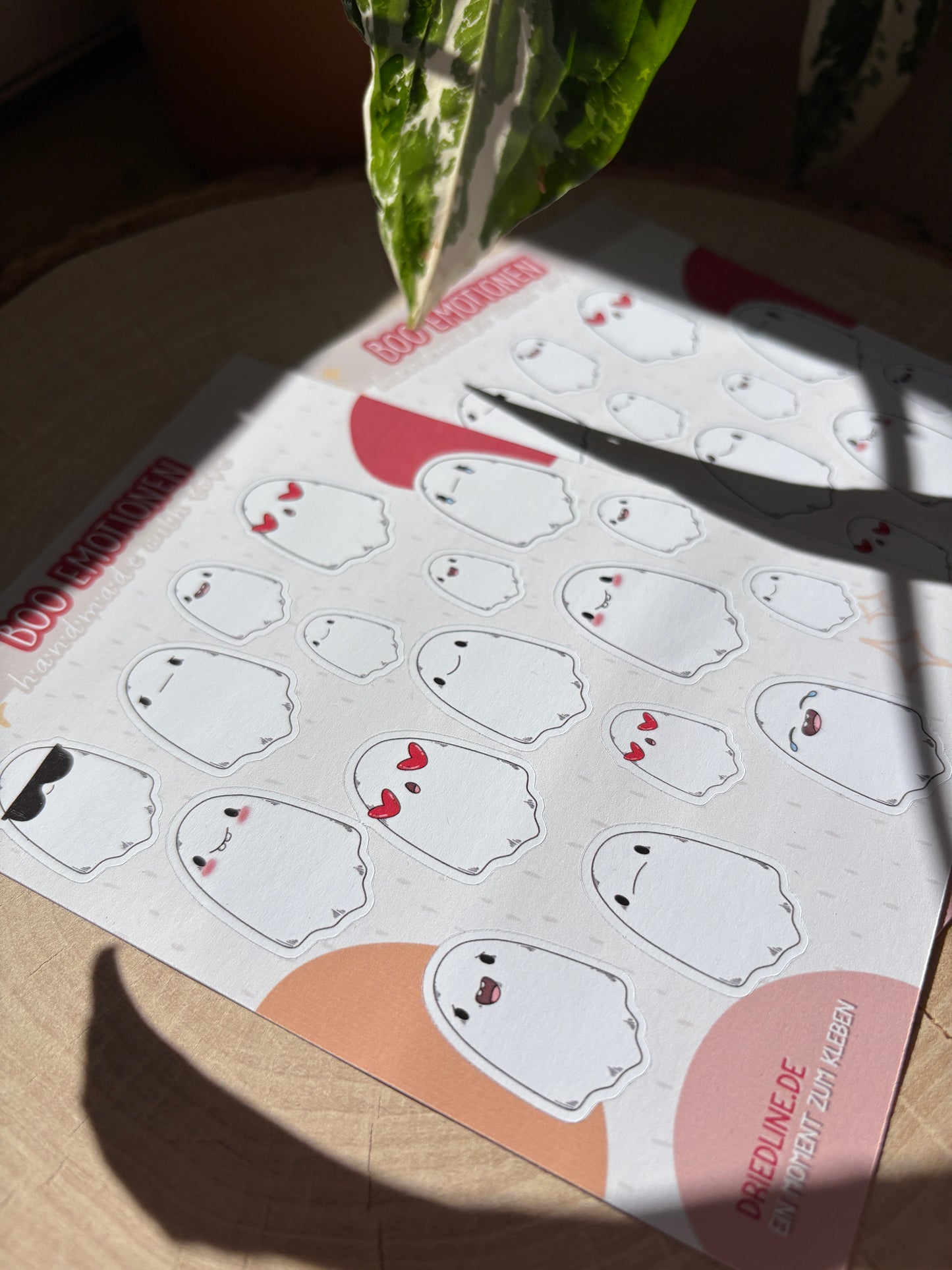 Sticker Sheet - Boo Emotions (matt)