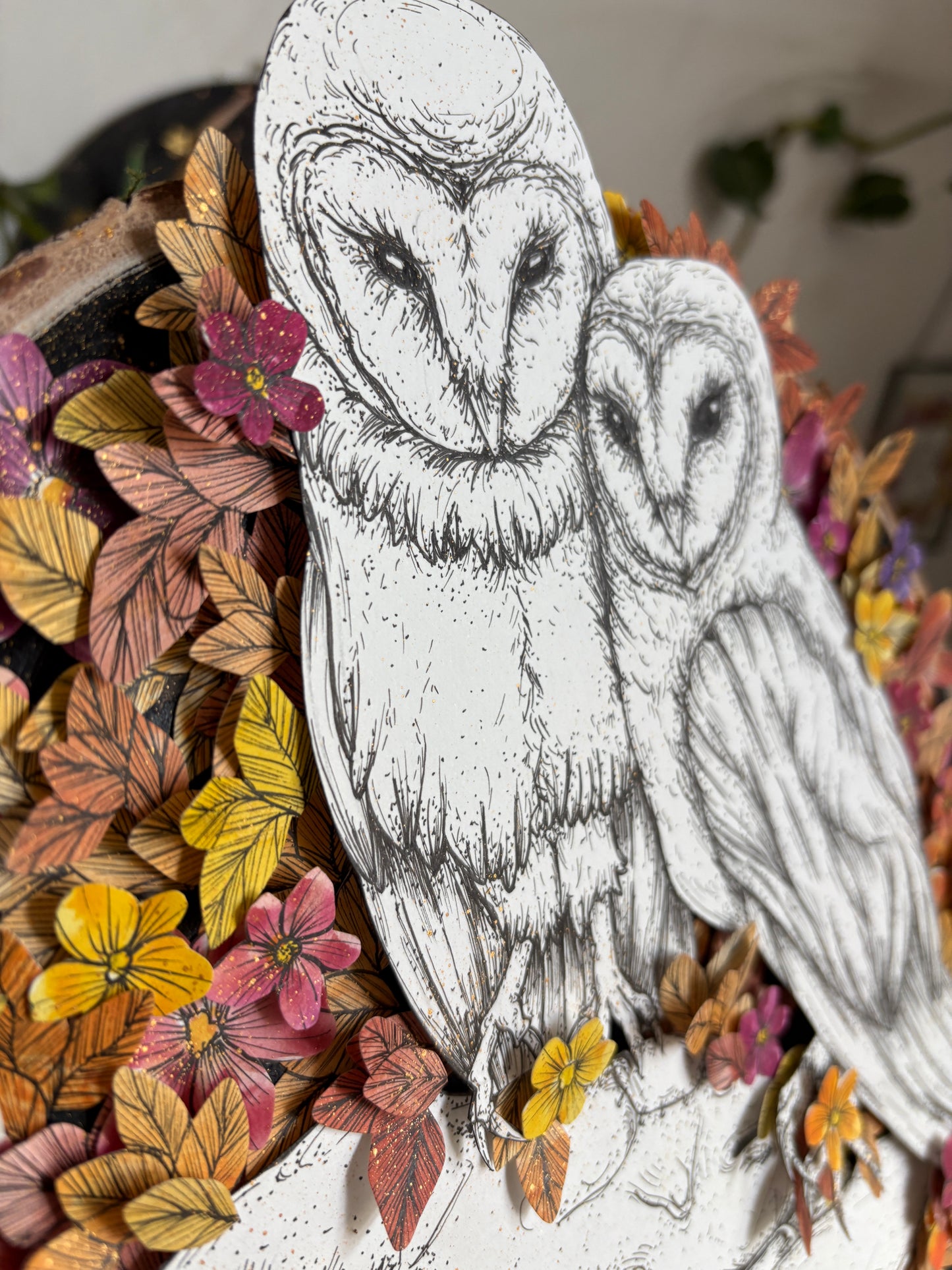 Artwood - Eulen Paar (28cm)