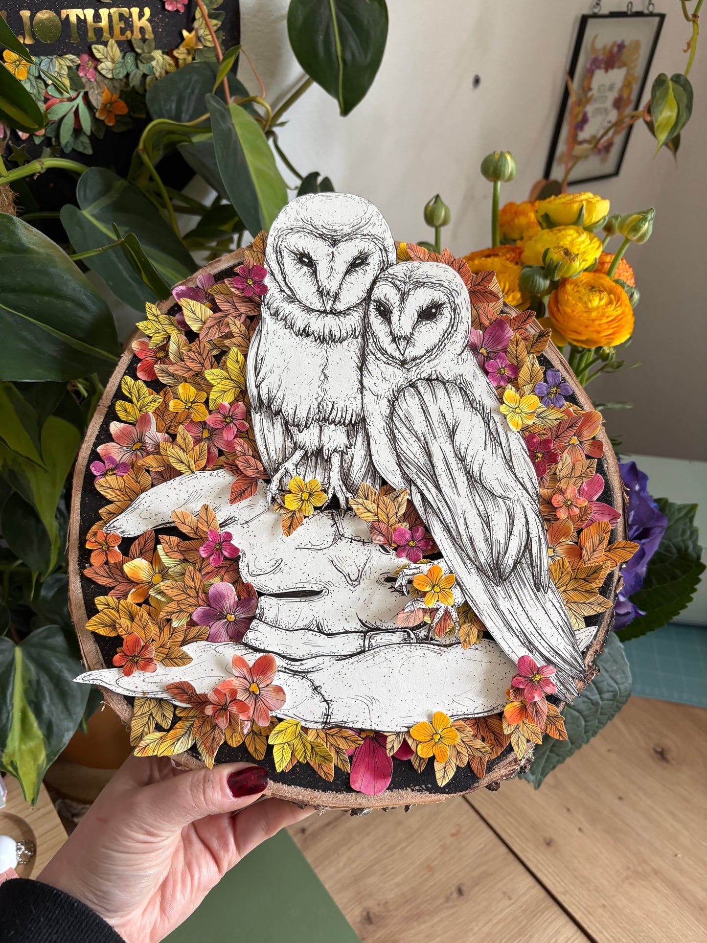 Artwood - Eulen Paar (28cm)
