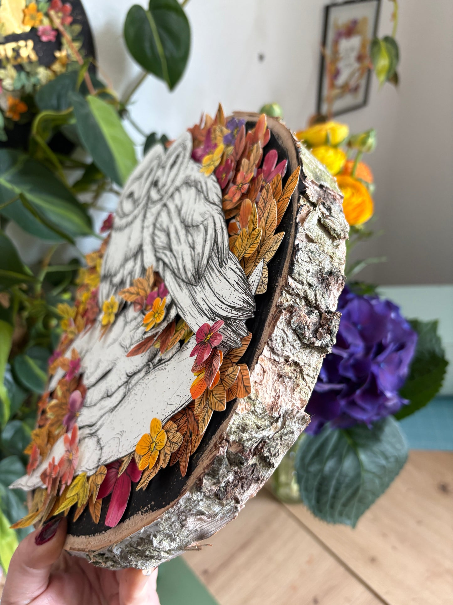 Artwood - Eulen Paar (28cm)