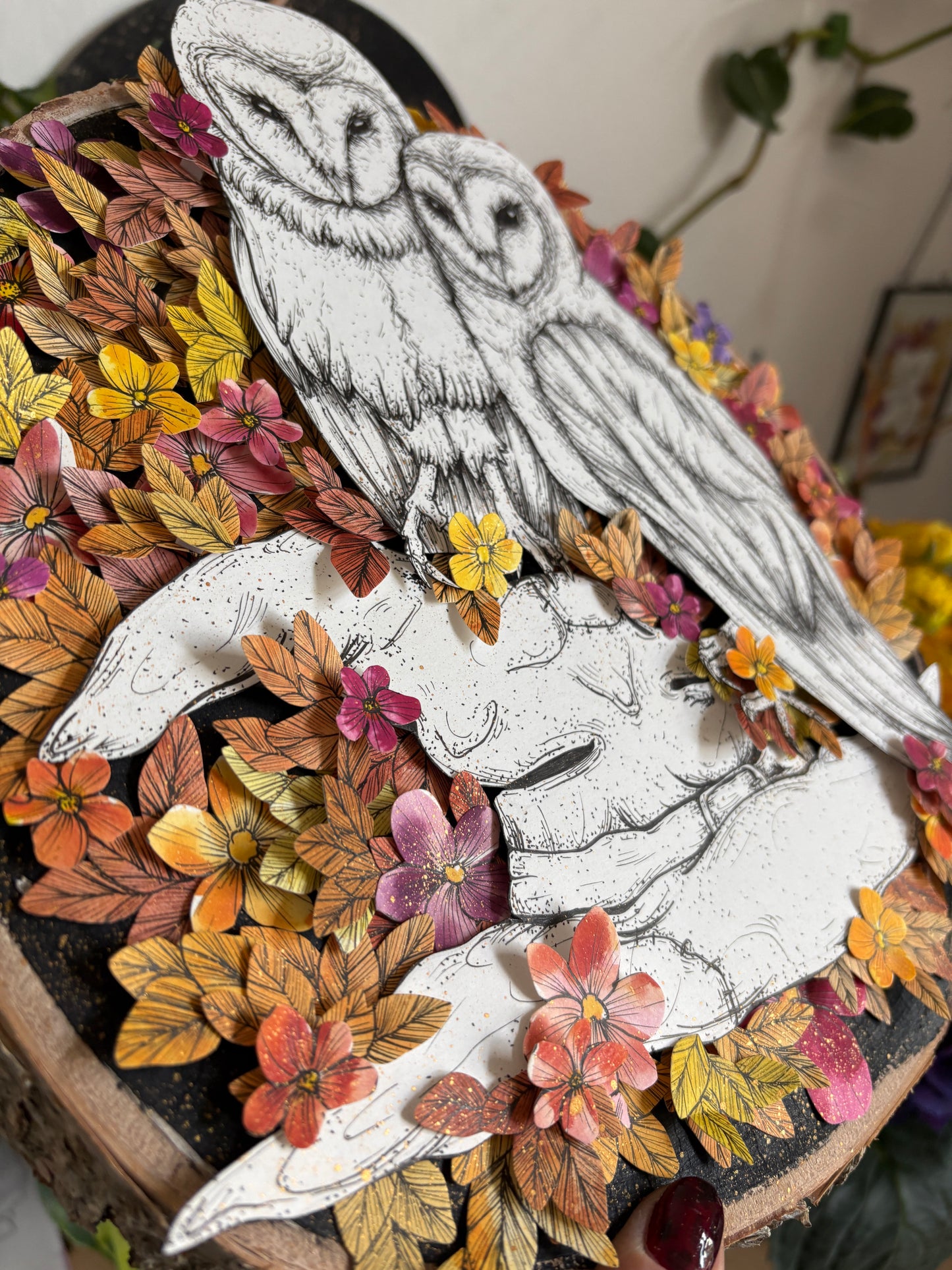 Artwood - Eulen Paar (28cm)