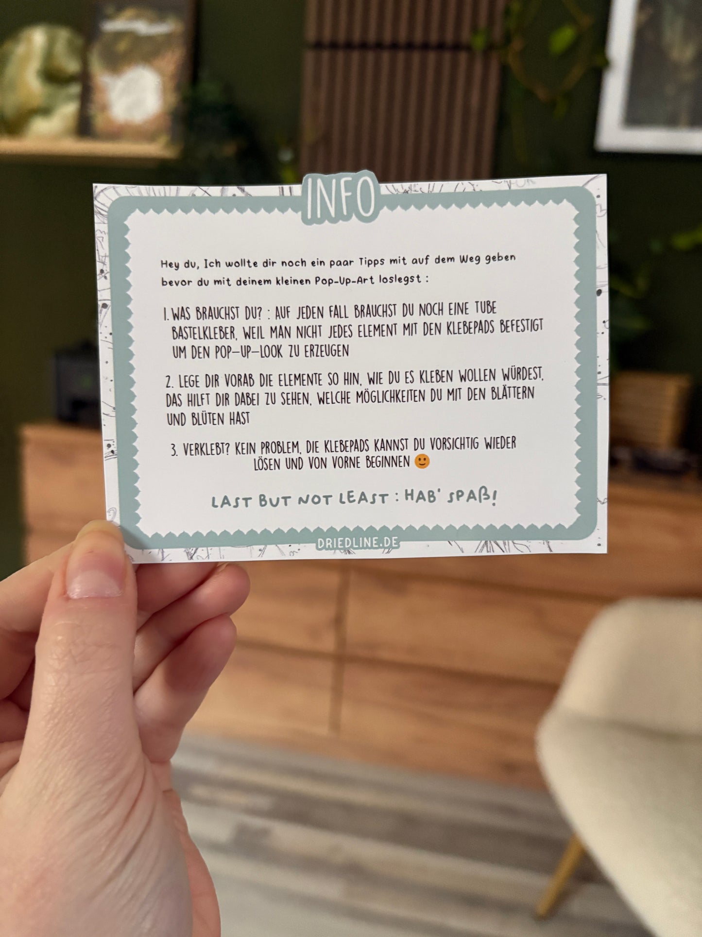 DIY Pop-Up-Kit "Boo'line with Heart'