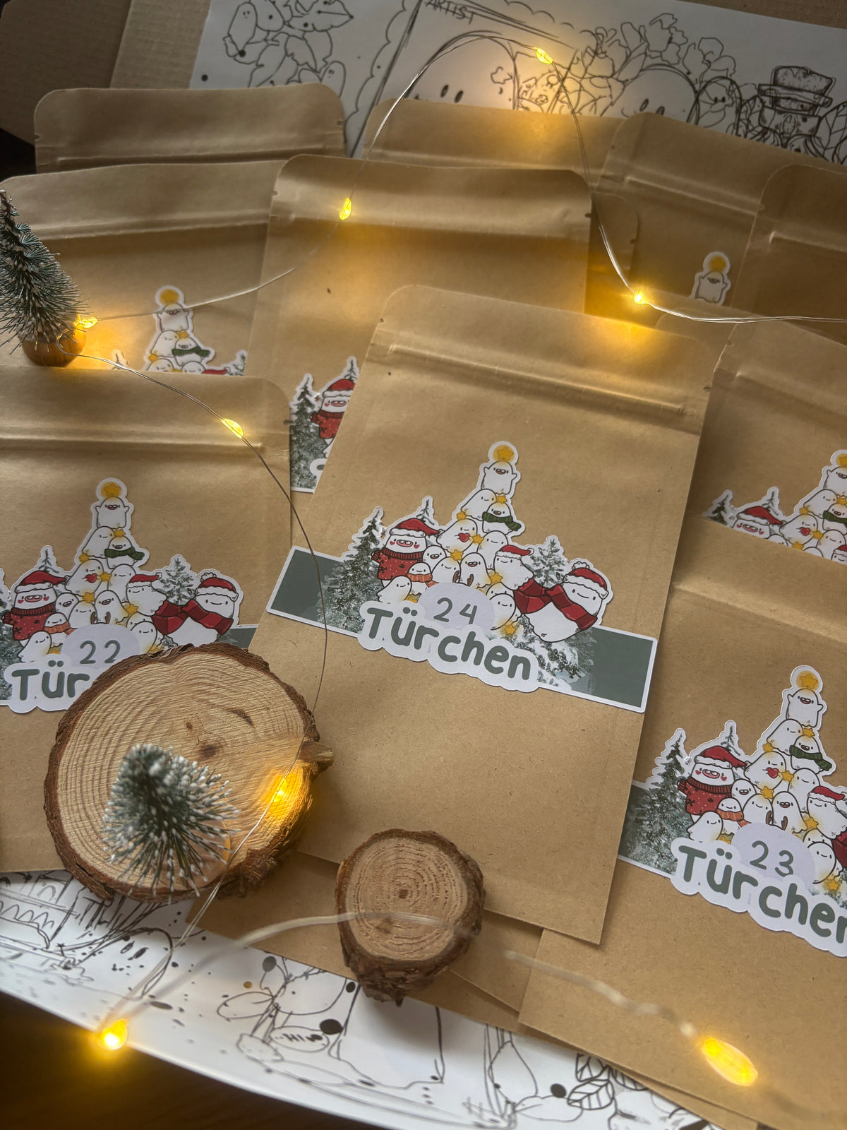 🎄 Adventskalender Sticker Edition (Vorbestellung)