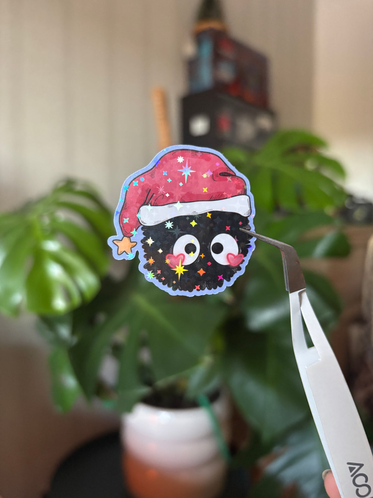 Sticker "Fusselfreund Santamütze"