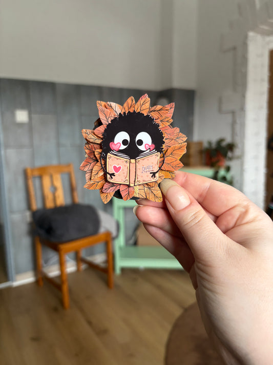 Holzmagnet - "Ruß-Reader"