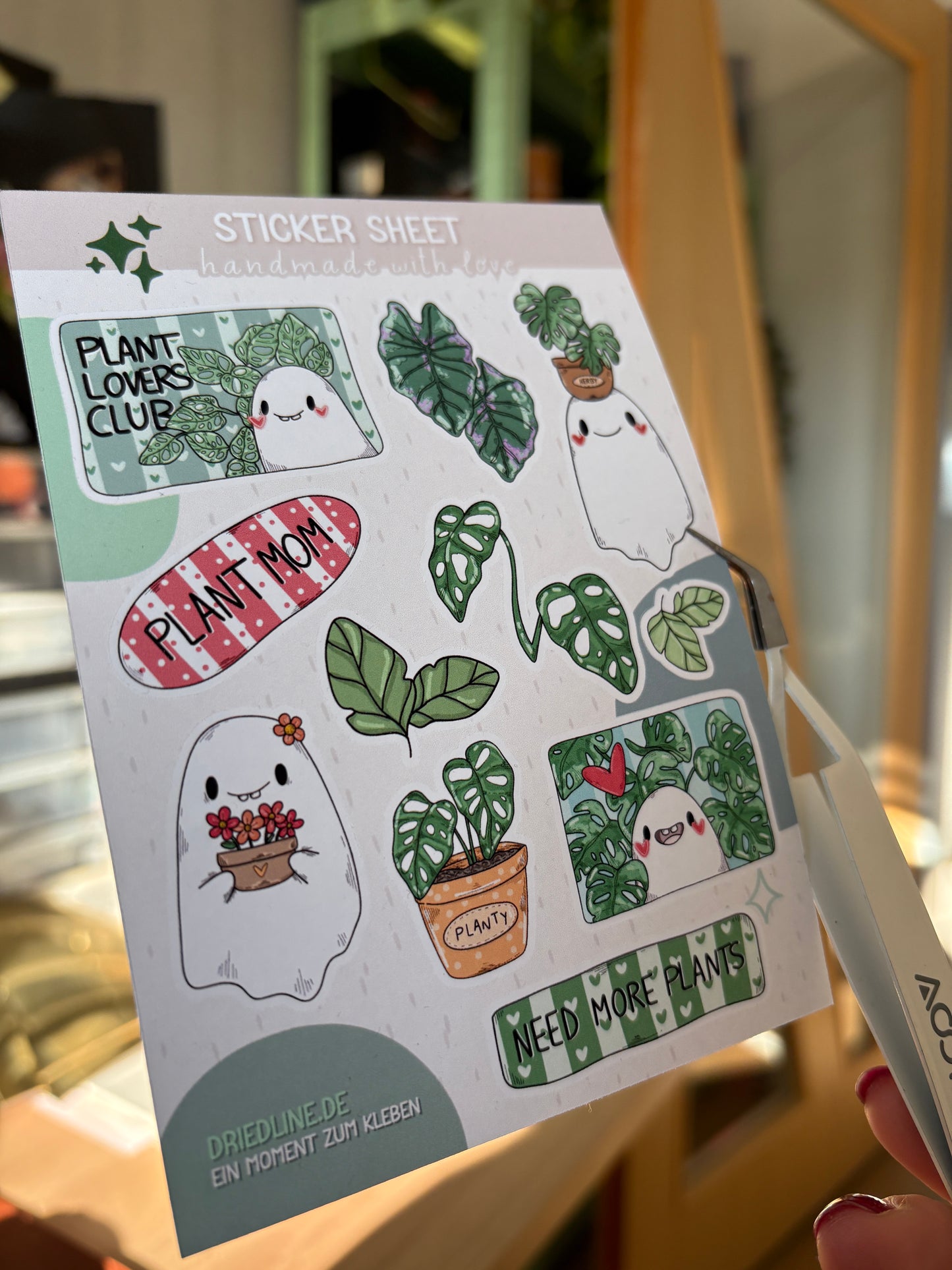 Sticker Sheet - Plant Boo's