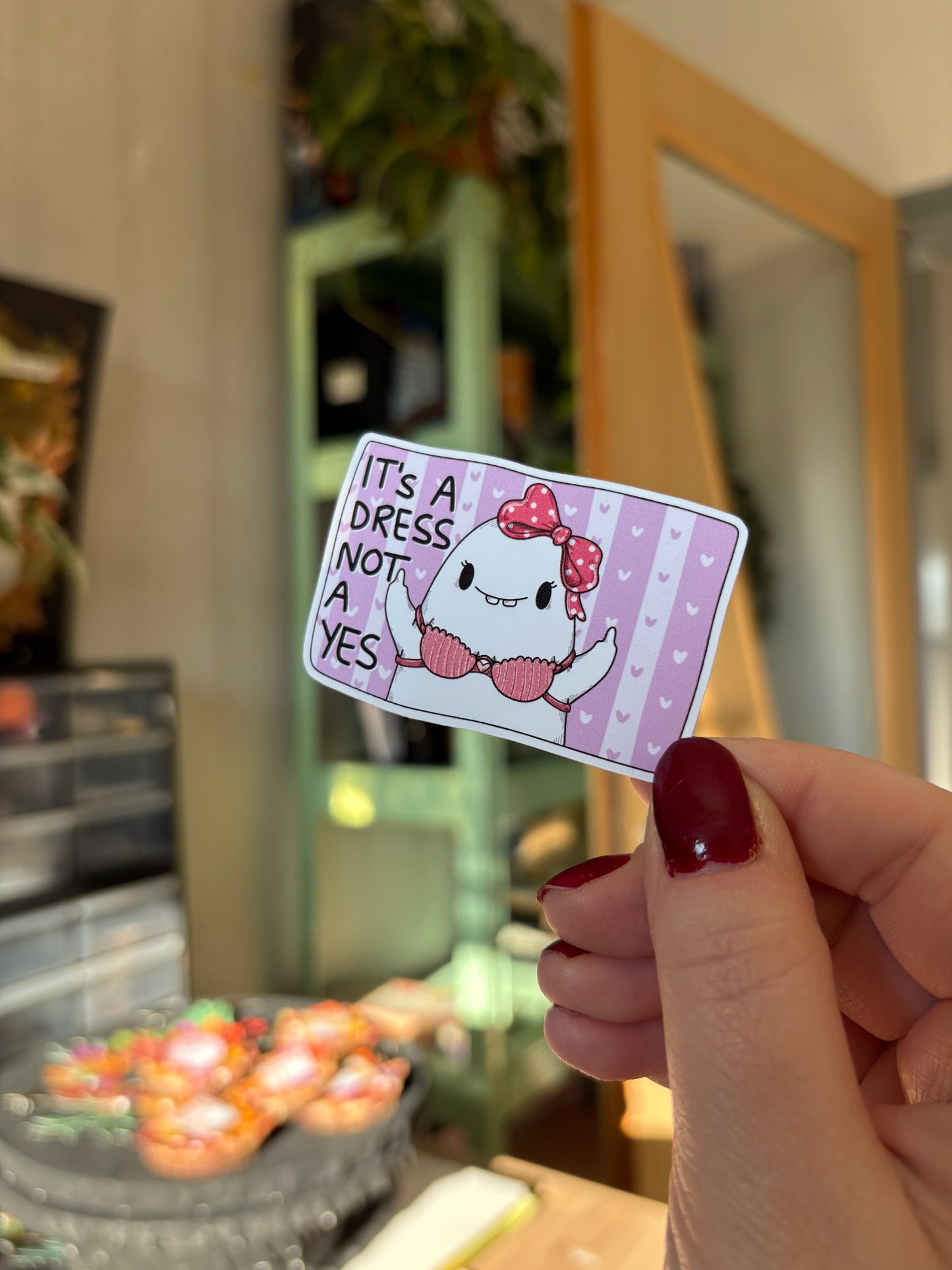 Sticker -"It's a Dress..." (matt)