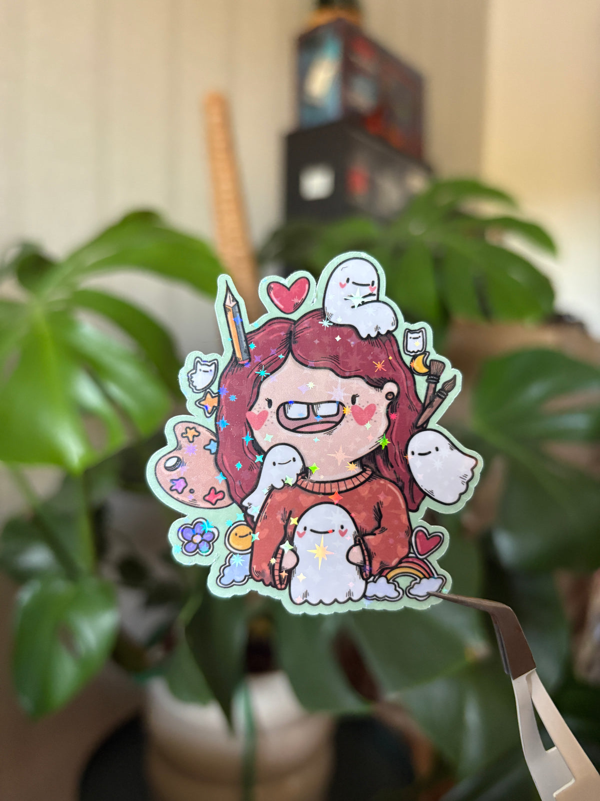 Sticker "With my Boo's"