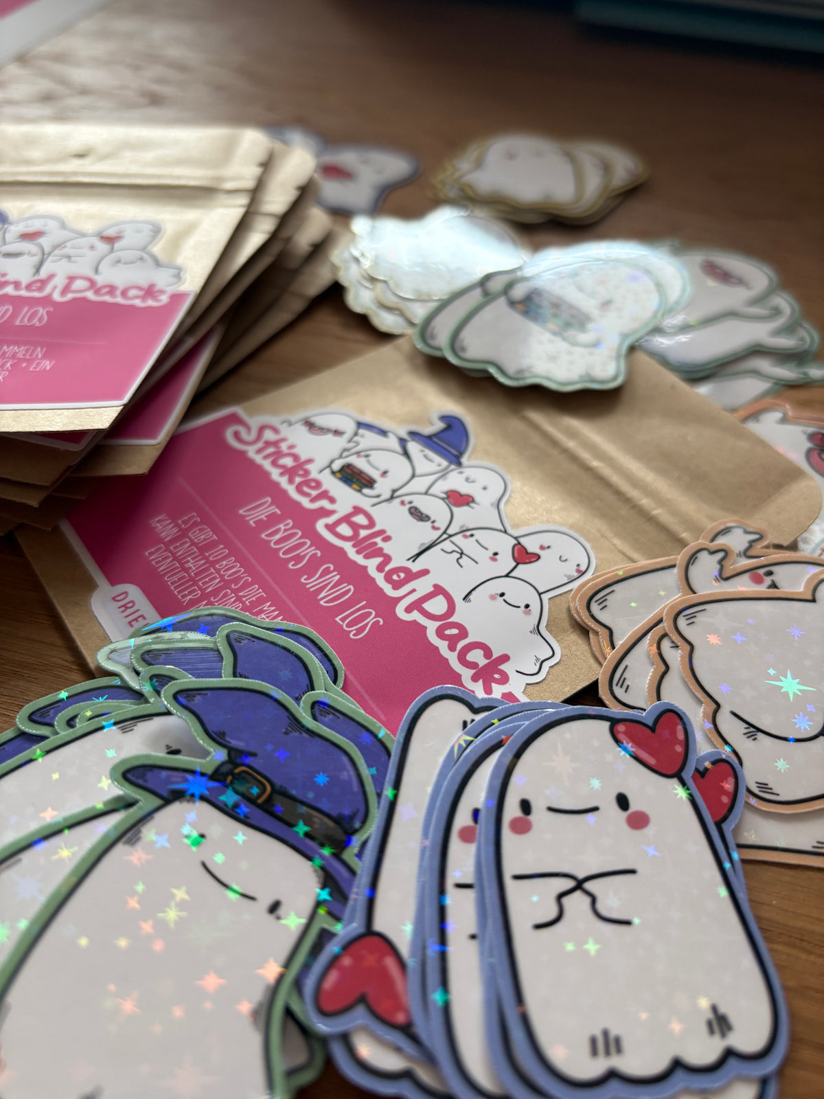 Sticker Blind Pack "die Boo's sind los"