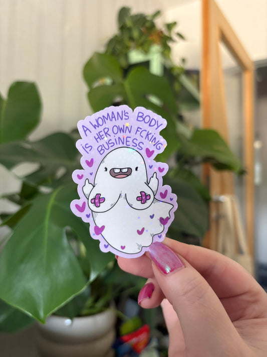 Sticker "Own Business #2" (glitzer)