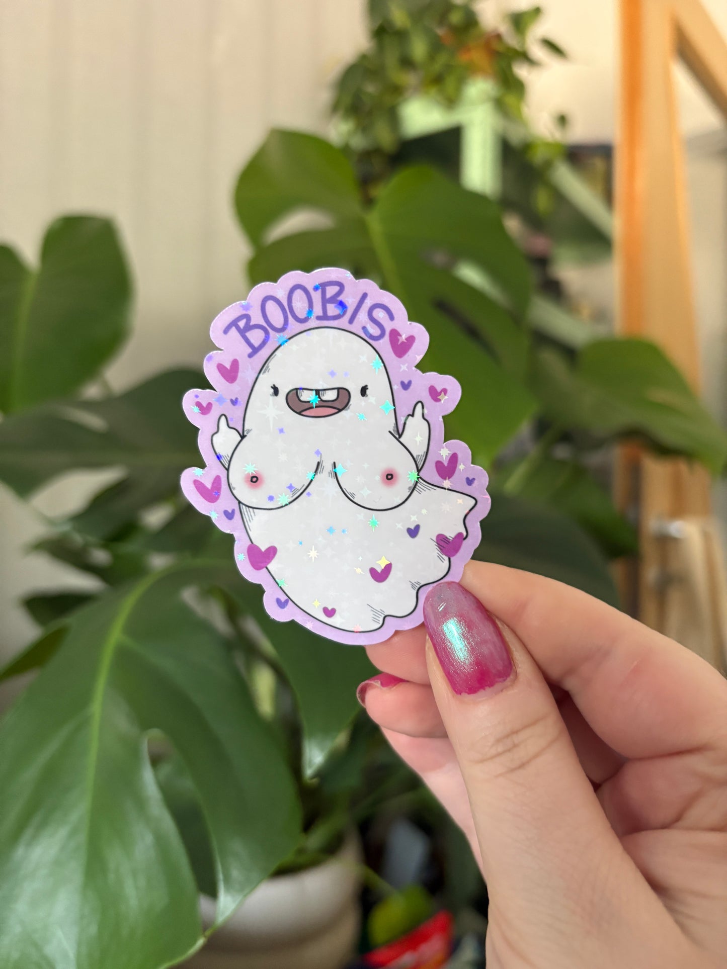 Sticker "Boobis" #4 (glitzer)
