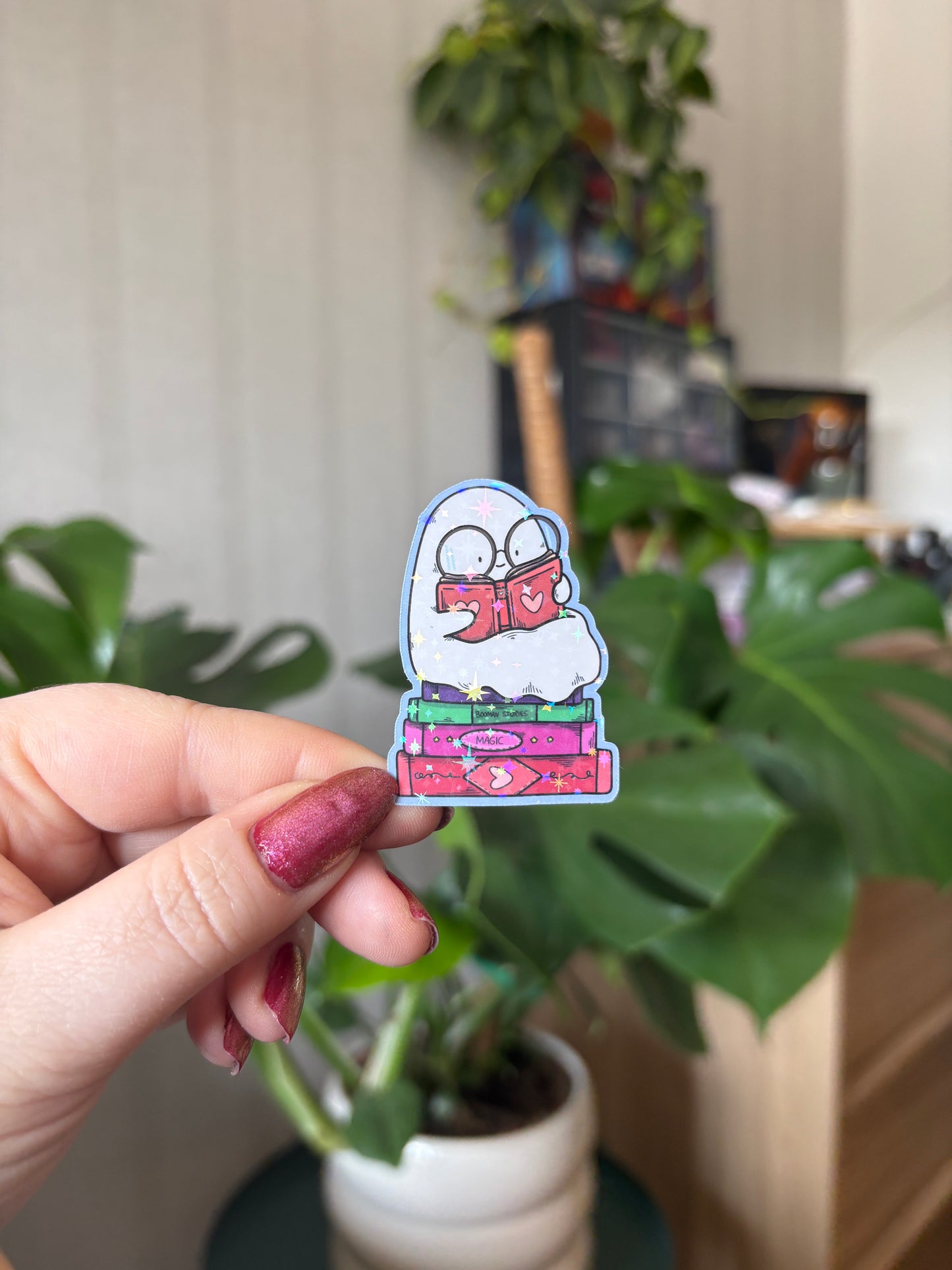 Sticker "BOOkie" (glitzer)