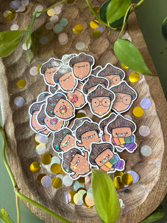 Sticker "Cute Acorns" (Set)