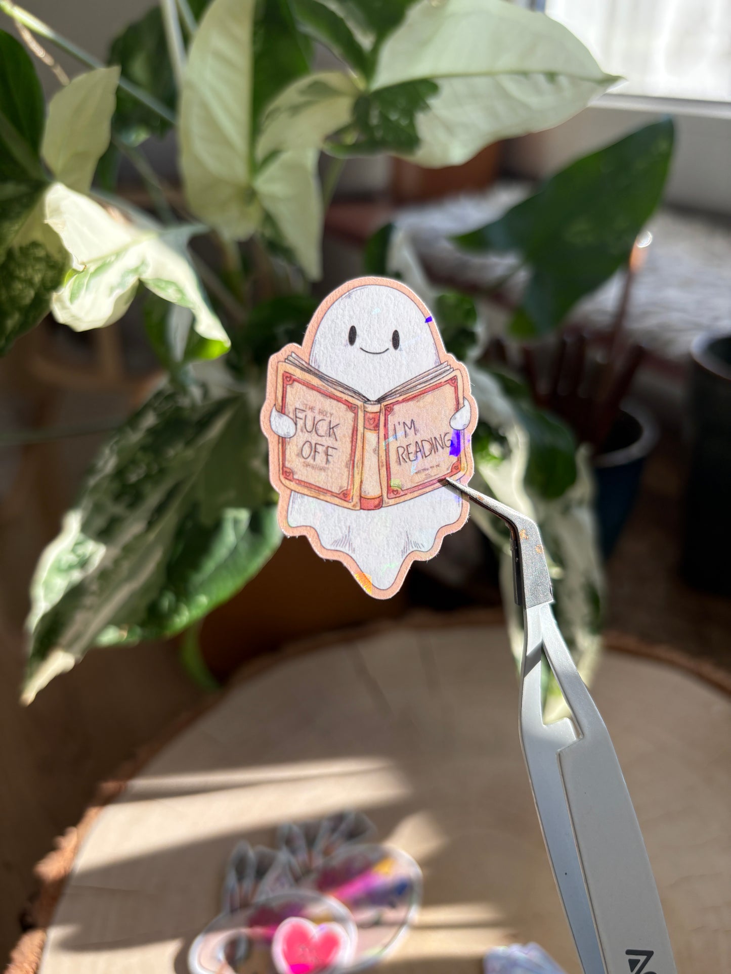 Sticker - "Fck off, I'm reading"