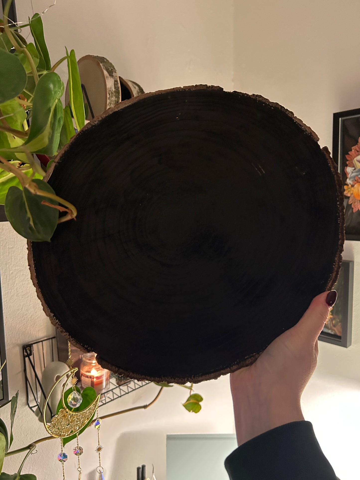 Holzscheibe auf Wunsch (32cm)