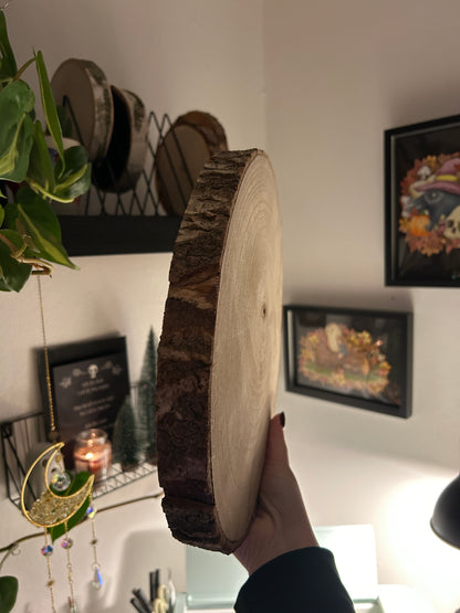 Holzscheibe auf Wunsch (32cm)