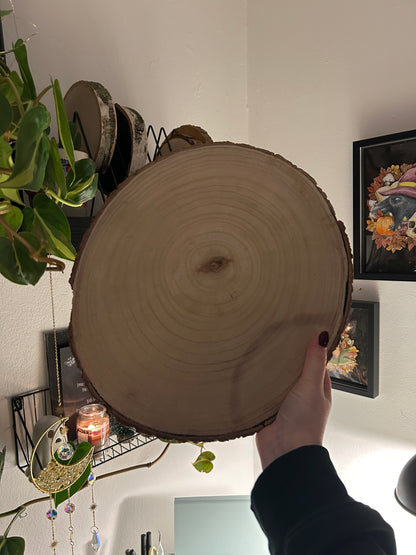 Holzscheibe auf Wunsch (32cm)