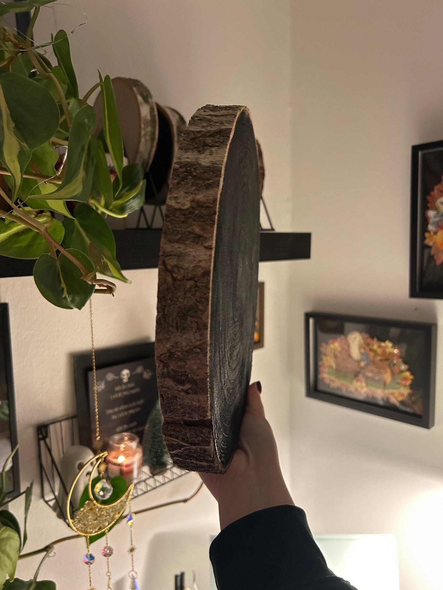 Holzscheibe auf Wunsch (32cm)