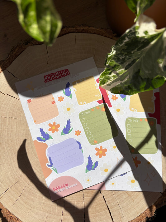 Sticker Sheet - Journaling (matt)