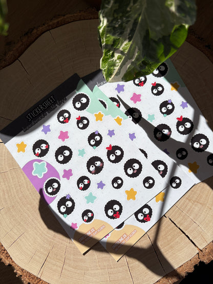 Sticker Sheet - Fusselfreunde (matt)