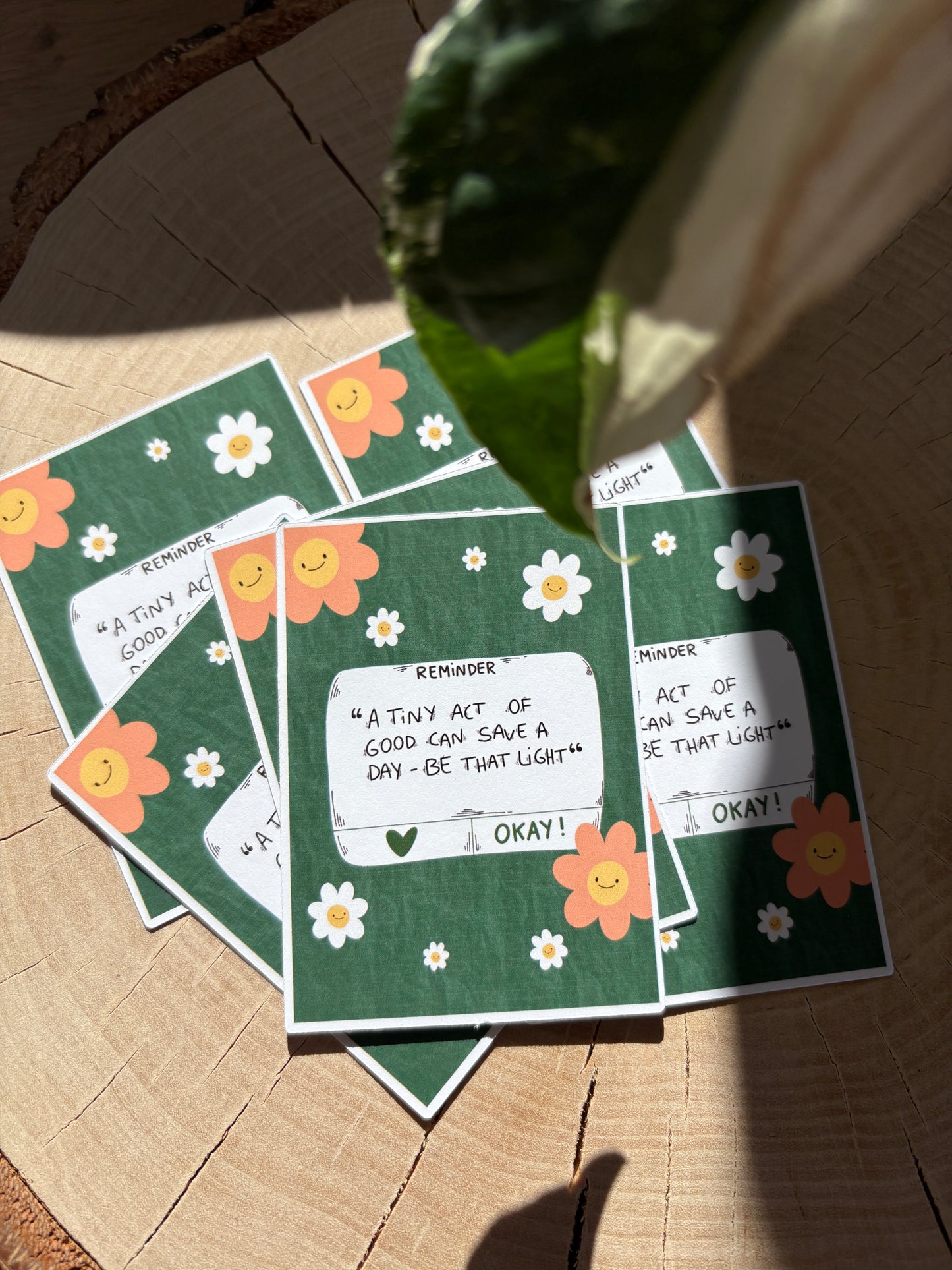 Sticker -"Be that light" (matt)