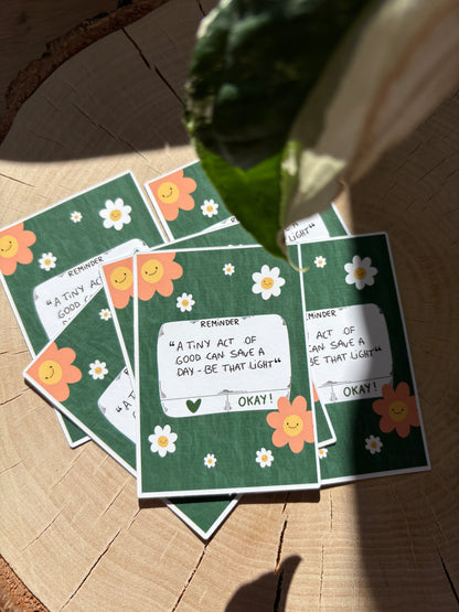 Sticker -"Be that light" (matt)