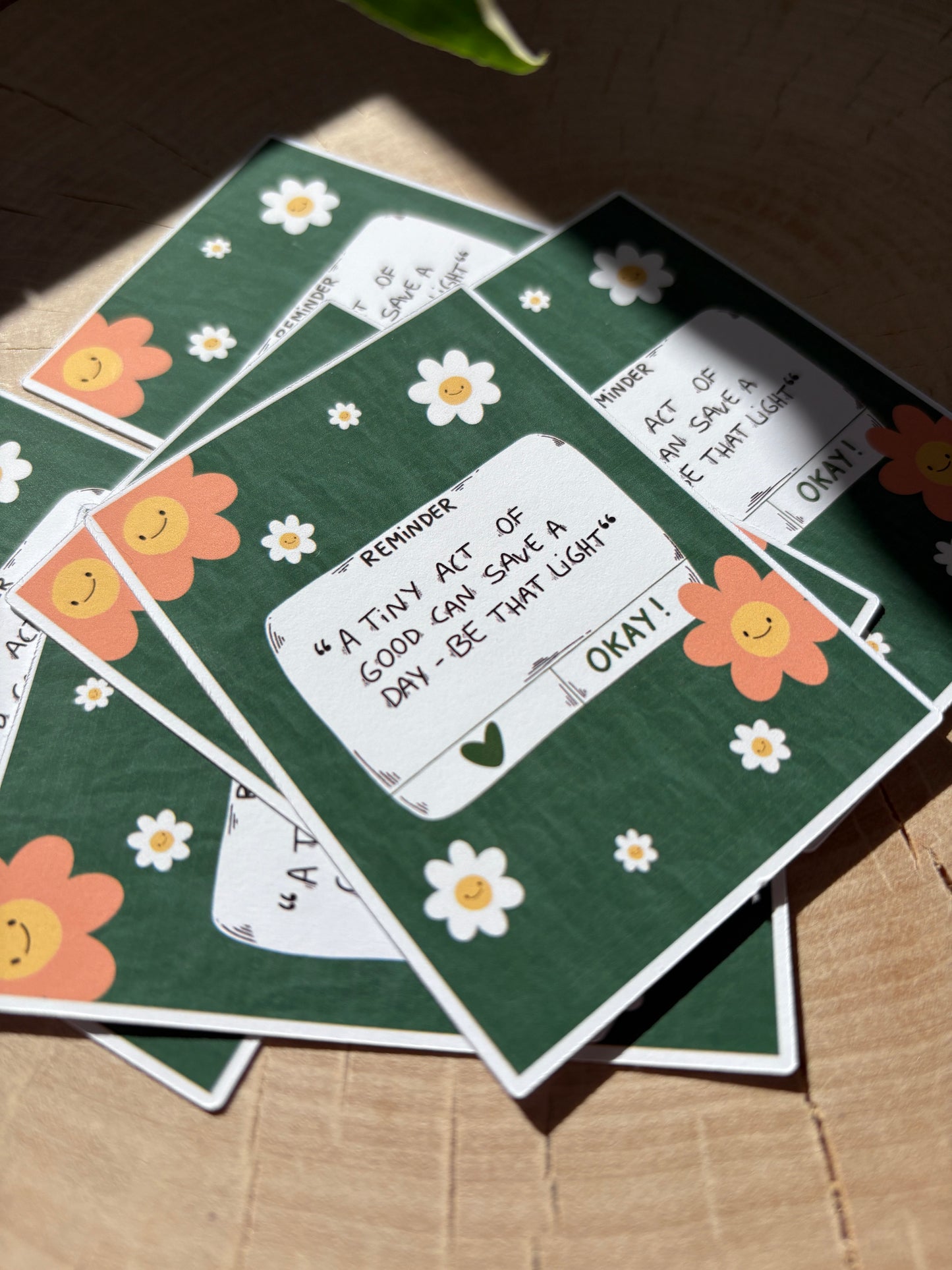 Sticker -"Be that light" (matt)