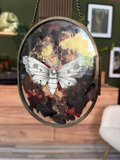 Alk Ink - Totenschwärmer #2 (Rund 21/18cm)