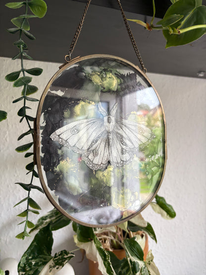 Alk Ink - Mottenzauber #2 (Rund 26/23cm)