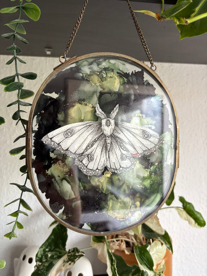 Alk Ink - Mottenzauber #2 (Rund 26/23cm)