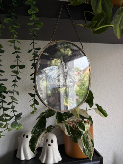 Alk Ink - Mottenzauber #2 (Rund 26/23cm)