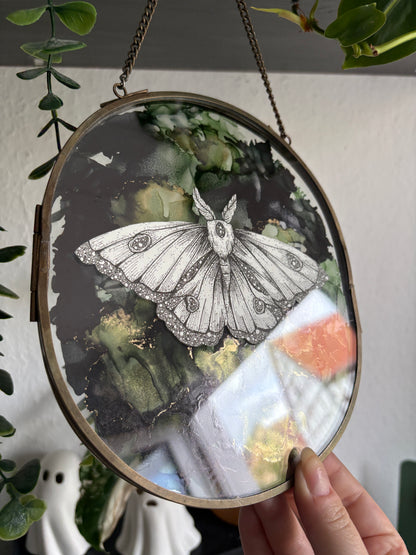 Alk Ink - Mottenzauber #2 (Rund 26/23cm)