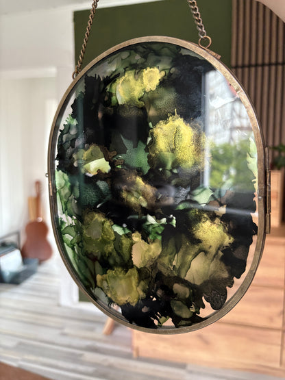 Alk Ink - Mottenzauber #2 (Rund 26/23cm)