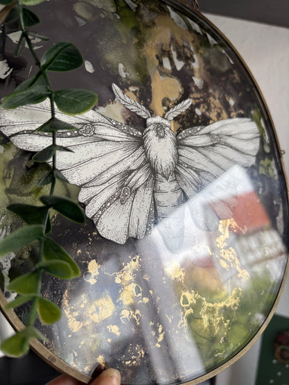 Alk Ink - Mottenzauber #3 (Rund 26/23cm)