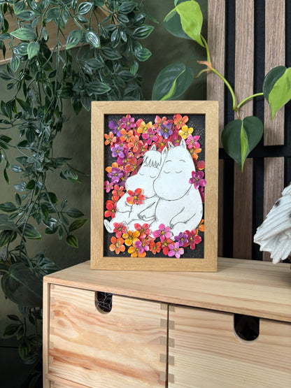 Artframe - Mumins im Blütenfeld (DIN A5)