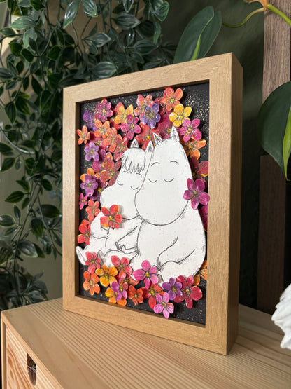 Artframe - Mumins im Blütenfeld (DIN A5)