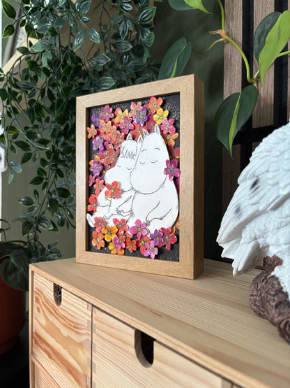 Artframe - Mumins im Blütenfeld (DIN A5)