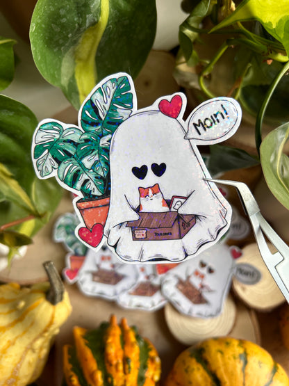 Sticker - Boo'line Moin (Vinyl Glitzer)