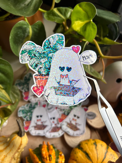 Sticker - Boo'line Moin (Vinyl Glitzer)