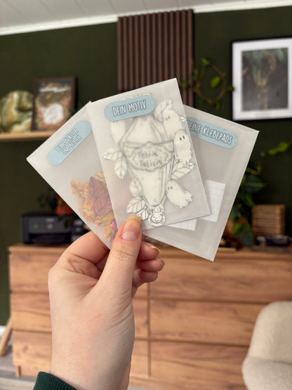 DIY Pop-Up-Kit "Boo'line Zauber" (DIN A6)