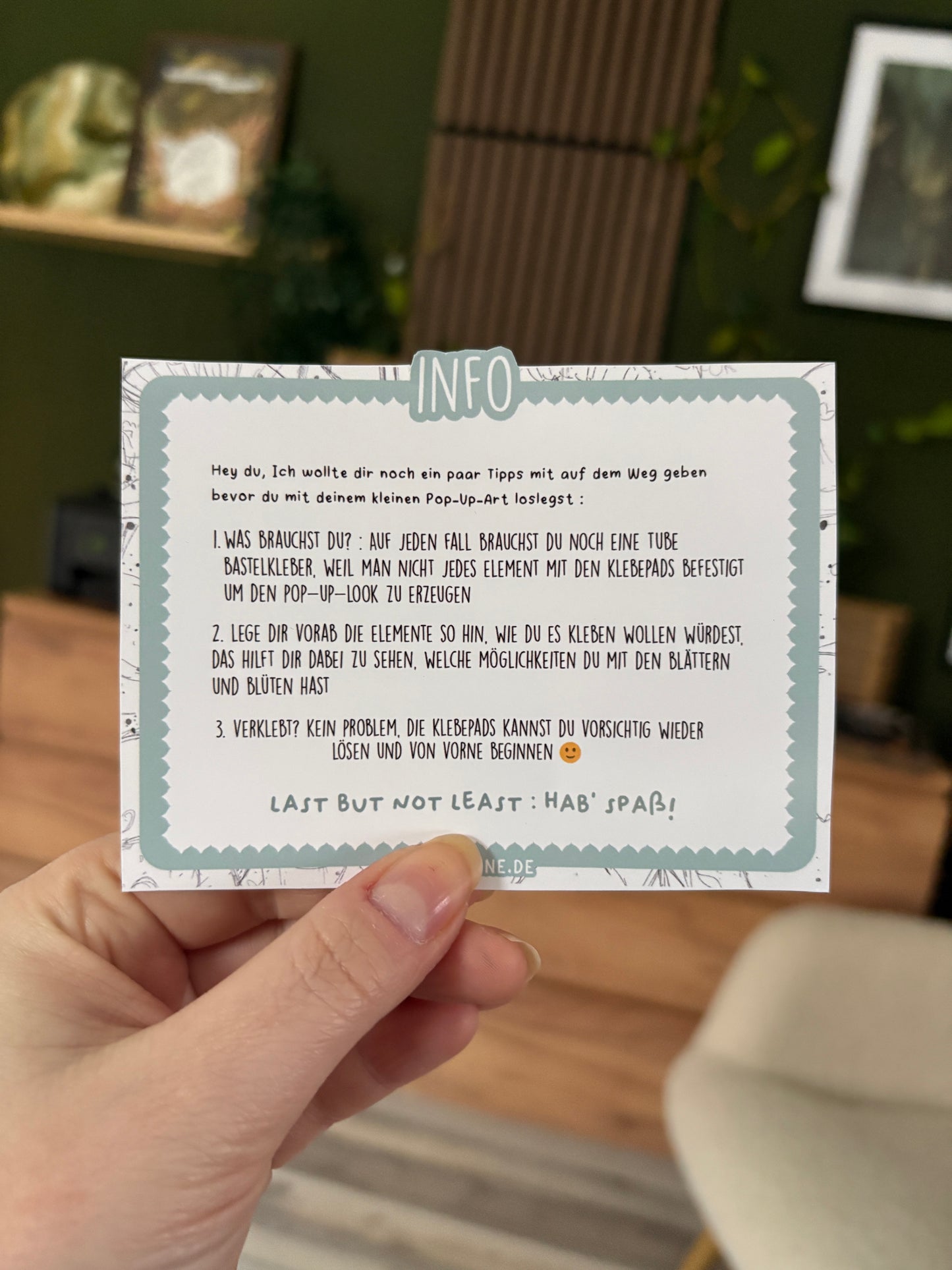 DIY Pop-Up-Kit "Boo'line Zauber" (DIN A6)