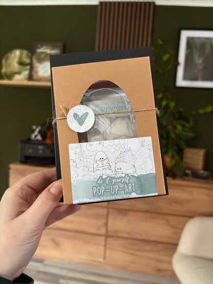 DIY Pop-Up-Kit "Boo'line Zauber" (DIN A6)