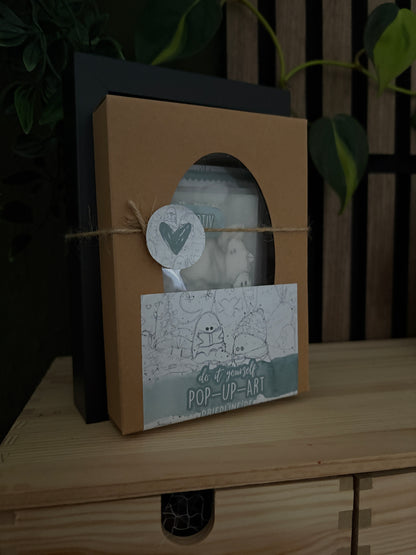 DIY Pop-Up-Kit "Boo'line Zauber" (DIN A6)