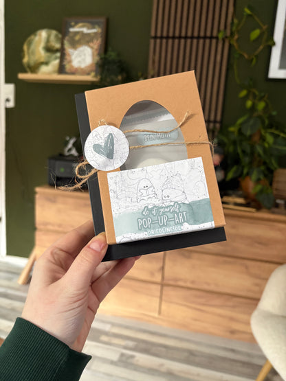 DIY Pop-Up-Kit "Boo'line with Heart'