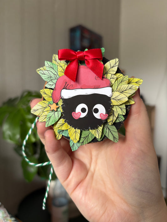 Baumanhänger "Fusselfreund Weihnachtsmütze"